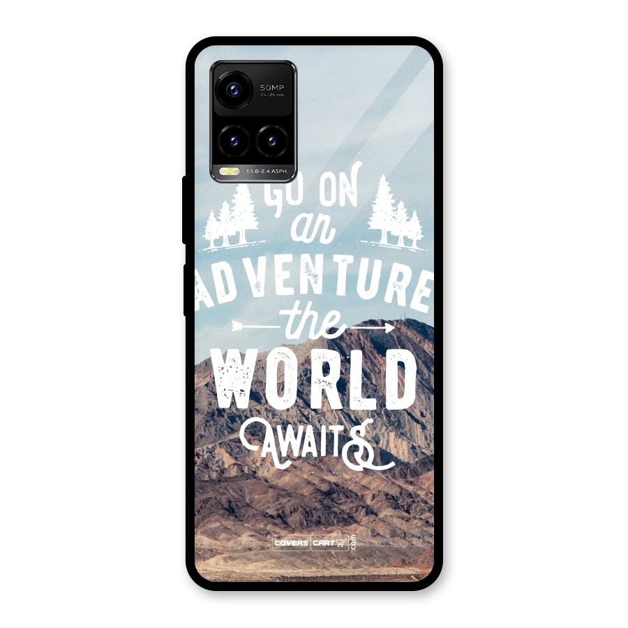 Adventure World Glass Back Case for Vivo Y21T