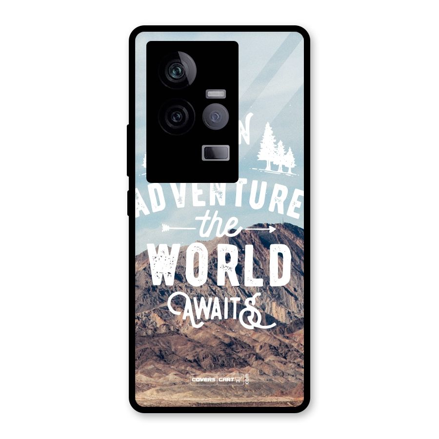 Adventure World Glass Back Case for Vivo iQOO 11 5G