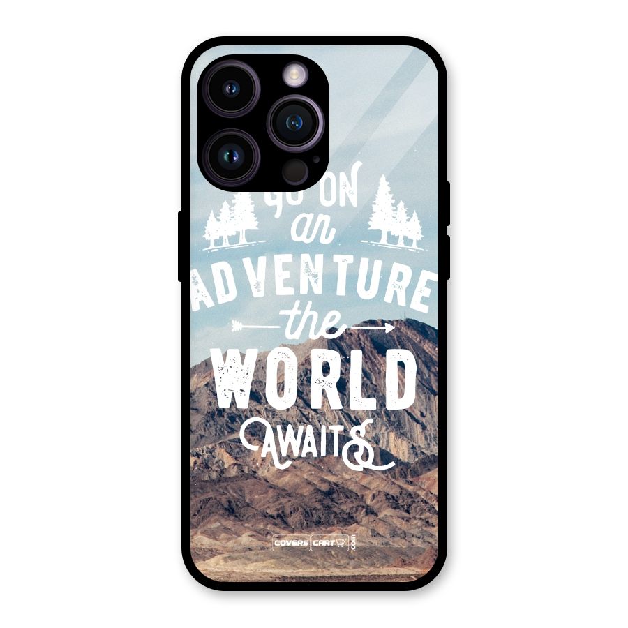 Adventure World Glass Back Case for iPhone 14 Pro Max