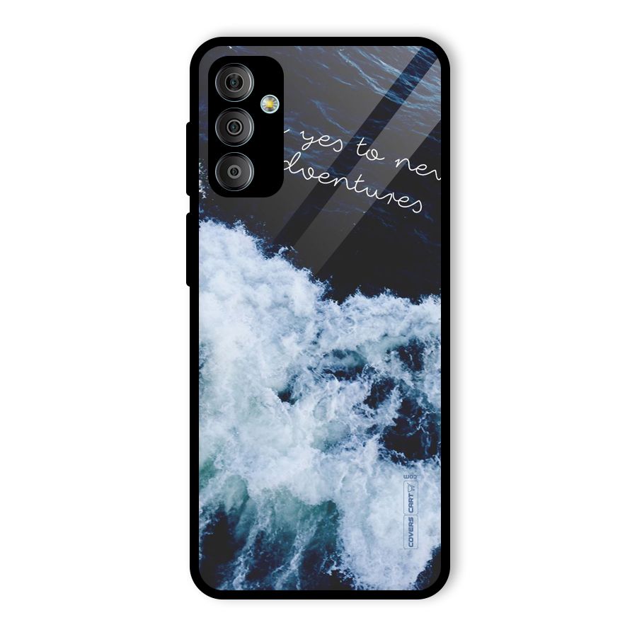 Adventures Glass Back Case for Galaxy F23