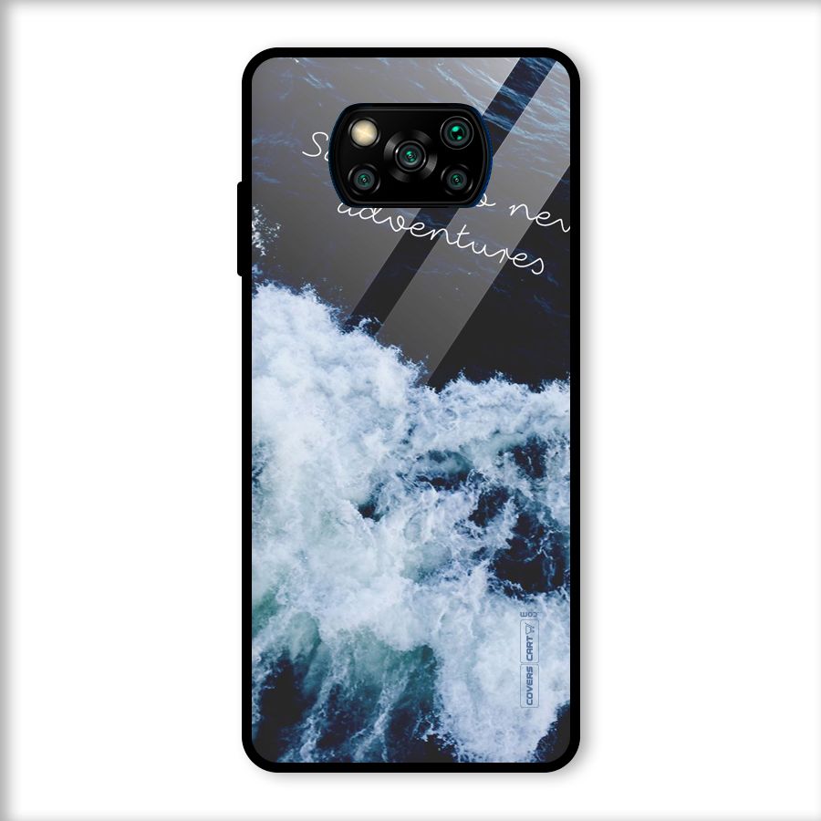 Adventures Glass Back Case for Poco X3