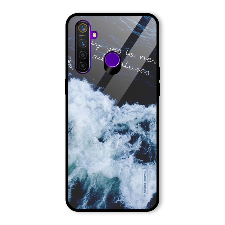 Adventures Glass Back Case for Realme 5 Pro