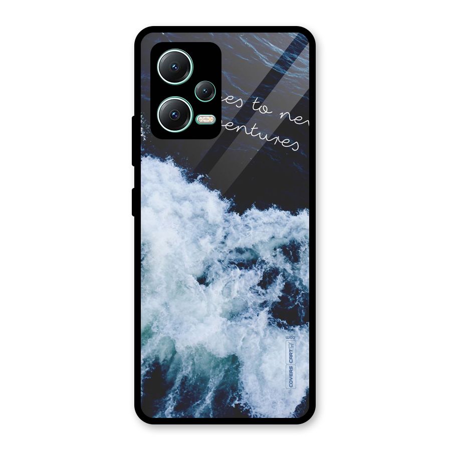 Adventures Glass Back Case for Redmi Note 12 5G
