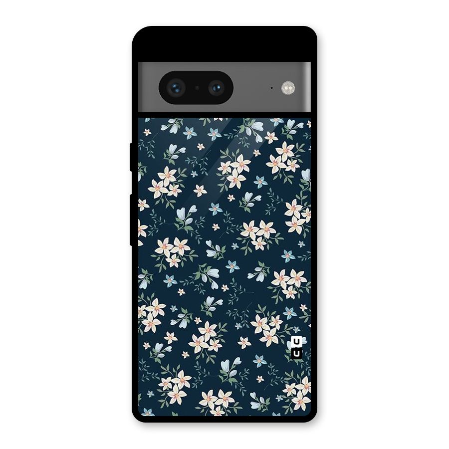 Aesthetic Bloom Glass Back Case for Google Pixel 7
