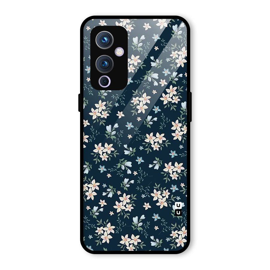 Aesthetic Bloom Glass Back Case for OnePlus 9