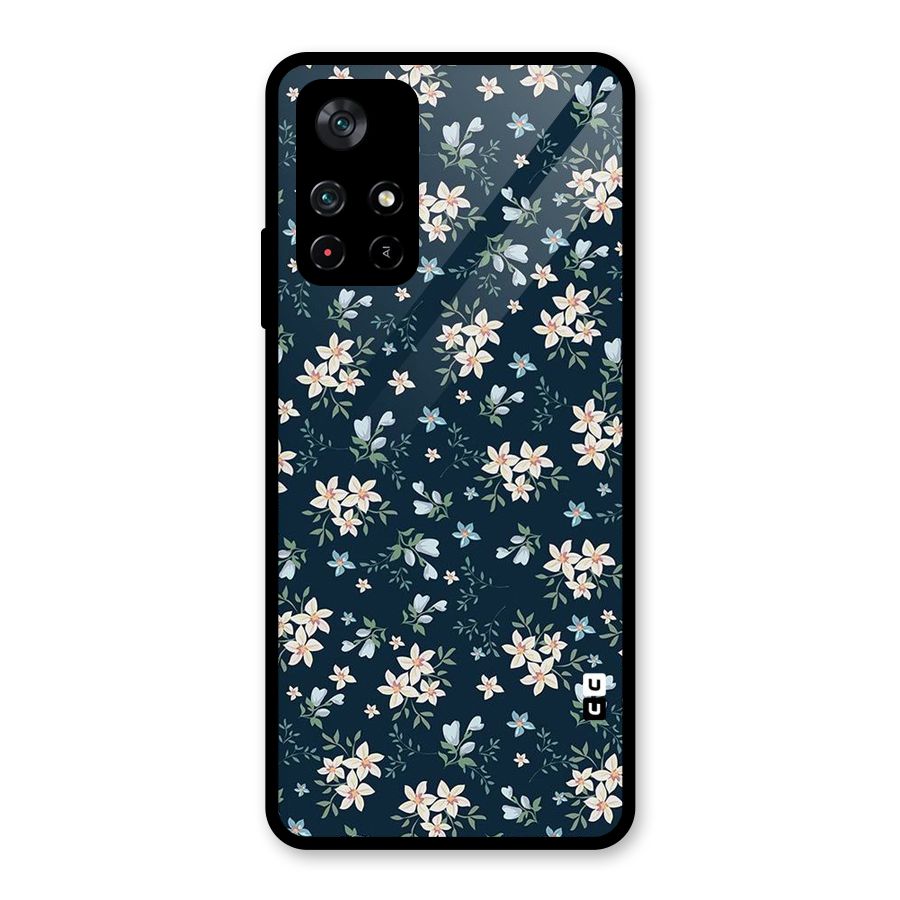 Aesthetic Bloom Glass Back Case for Poco M4 Pro 5G