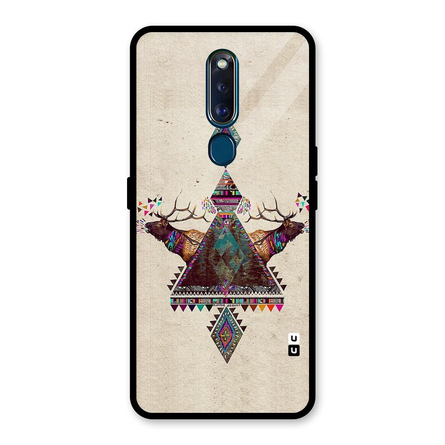 Aesthetic Bull Glass Back Case for Oppo F11 Pro
