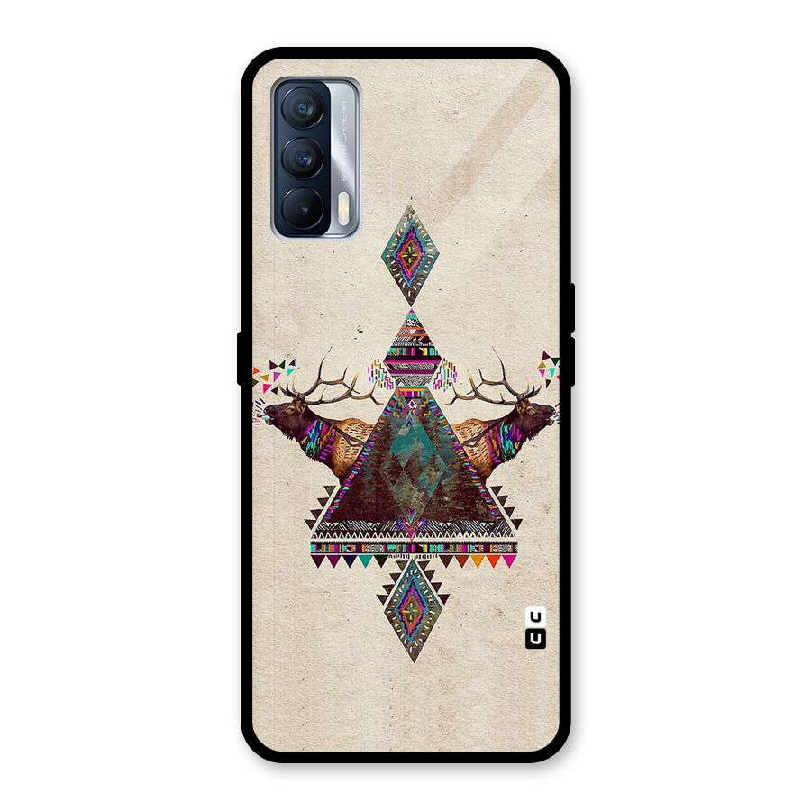 Aesthetic Bull Glass Back Case for Realme X7
