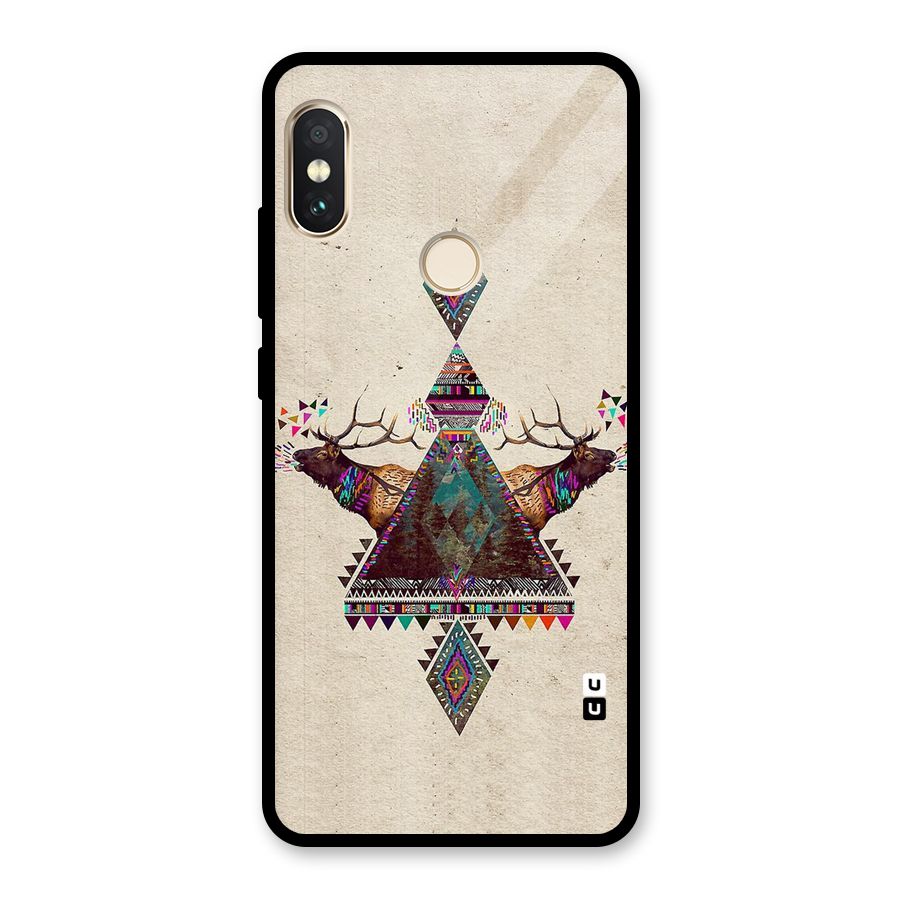Aesthetic Bull Glass Back Case for Redmi Note 5 Pro