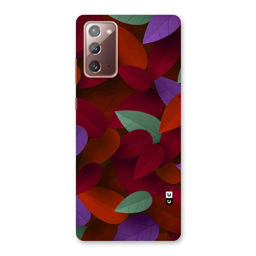 Aesthetic Colorful Leaves Back Case for Galaxy Note 20