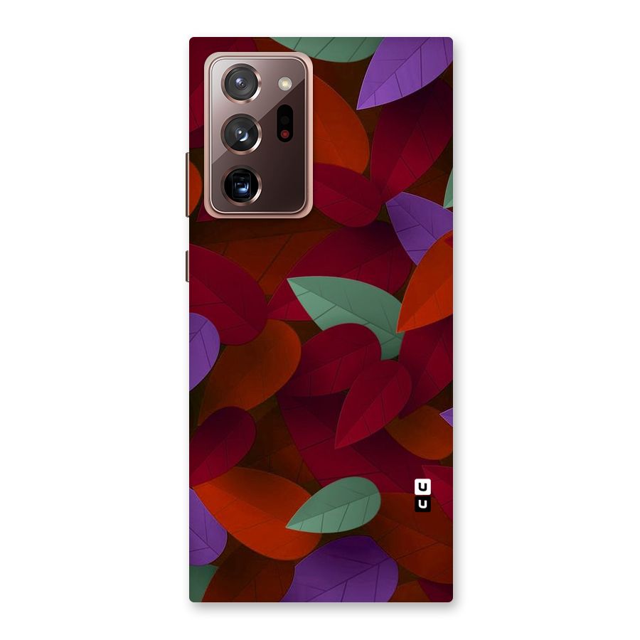 Aesthetic Colorful Leaves Back Case for Galaxy Note 20 Ultra
