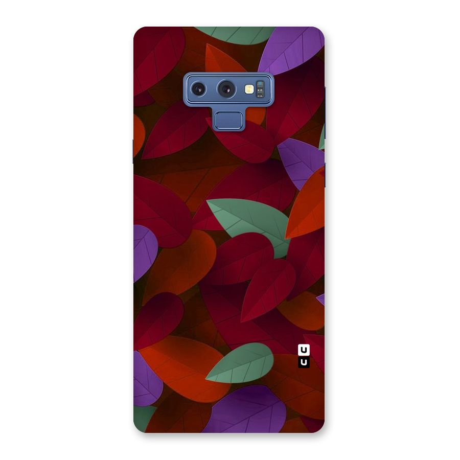 Aesthetic Colorful Leaves Back Case for Galaxy Note 9