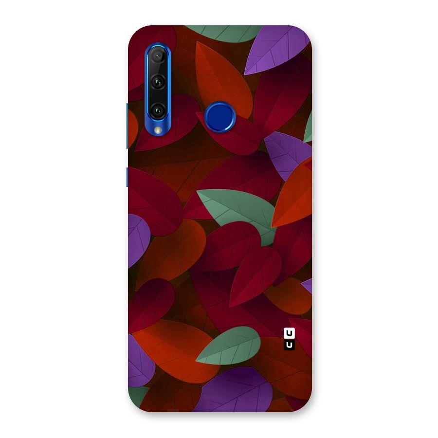 Aesthetic Colorful Leaves Back Case for Honor 20i