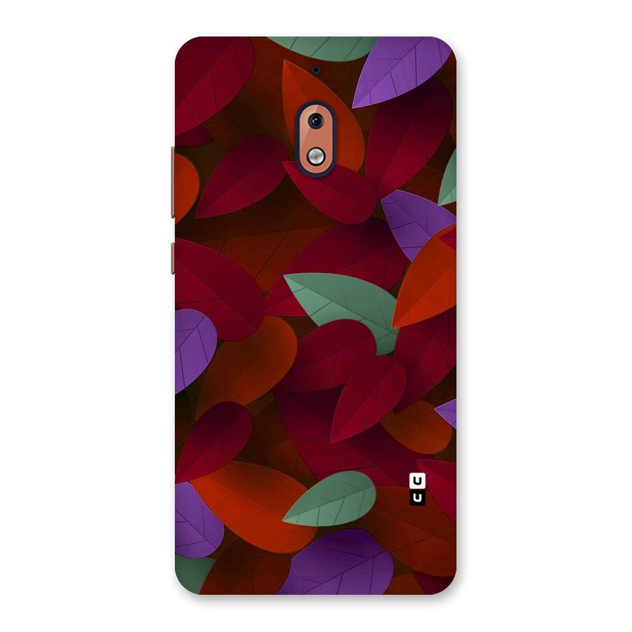Aesthetic Colorful Leaves Back Case for Nokia 2.1