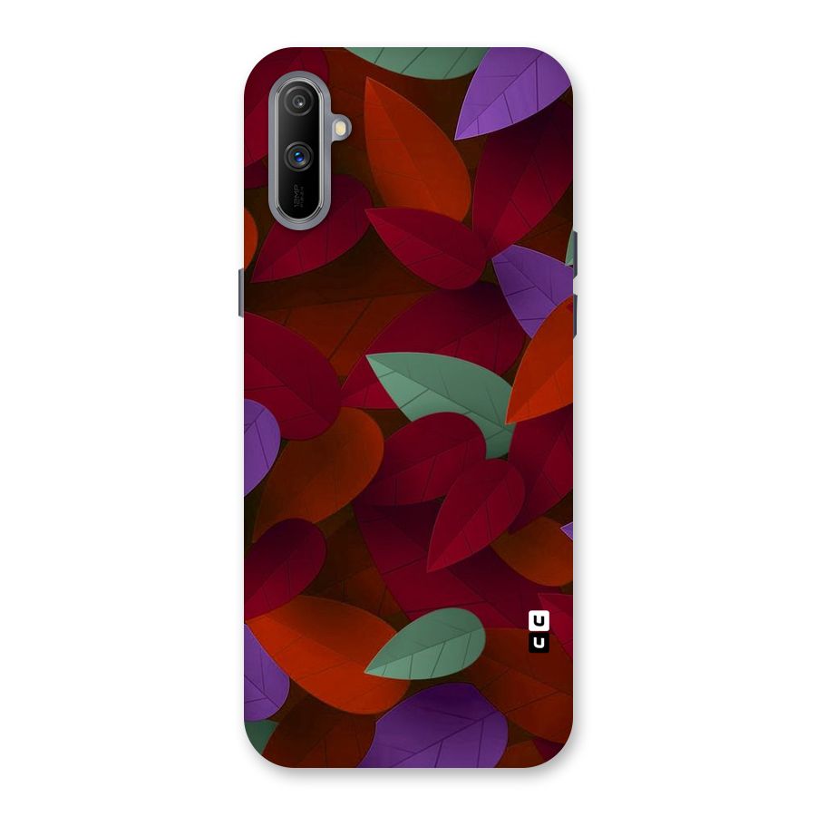 Aesthetic Colorful Leaves Back Case for Realme C3