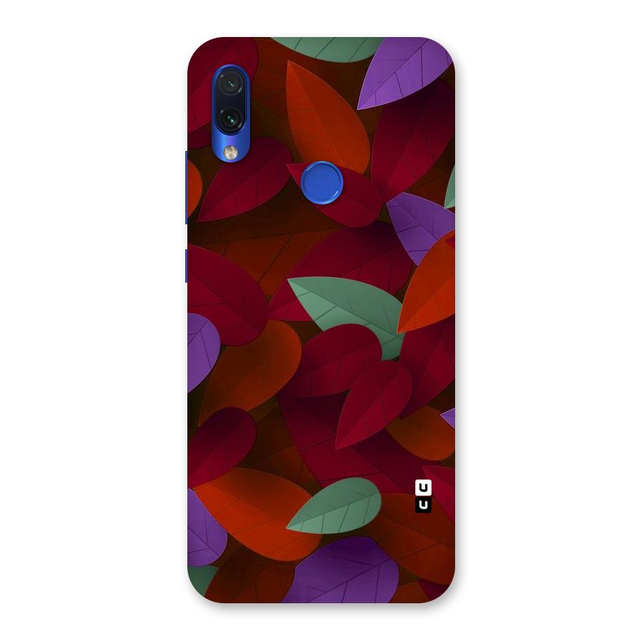 Aesthetic Colorful Leaves Back Case for Redmi Note 7