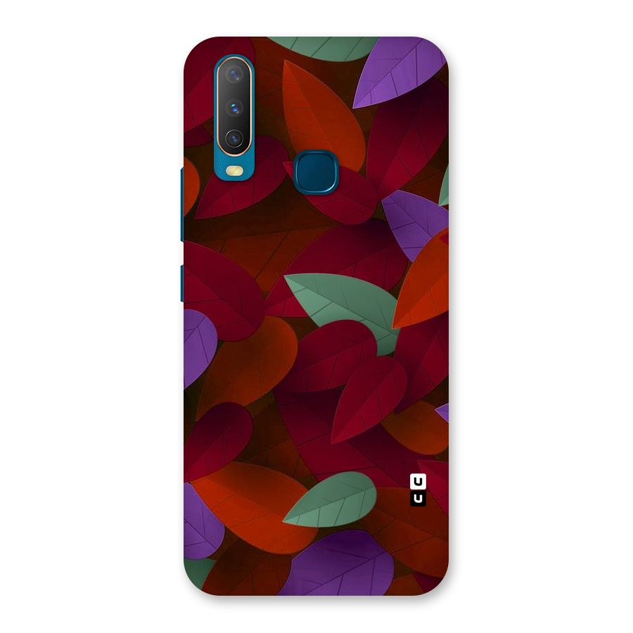 Aesthetic Colorful Leaves Back Case for Vivo U10
