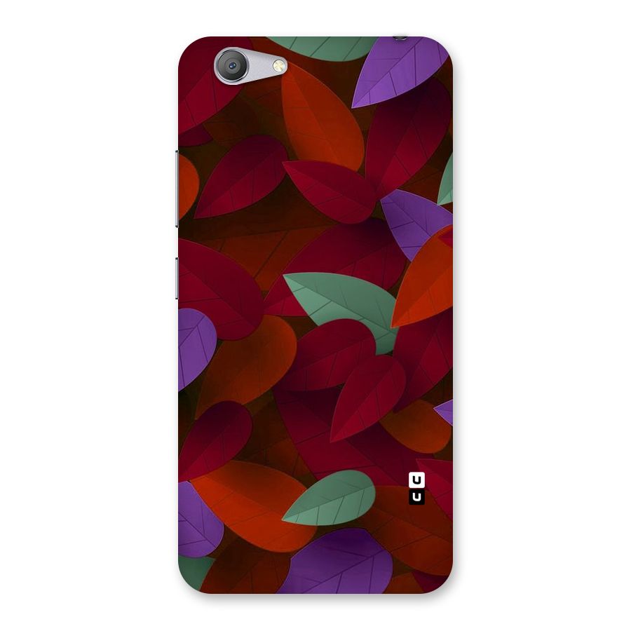 Aesthetic Colorful Leaves Back Case for Vivo Y53