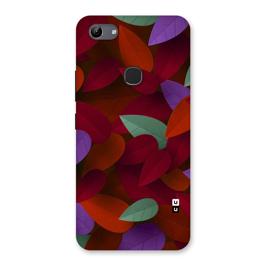 Aesthetic Colorful Leaves Back Case for Vivo Y81