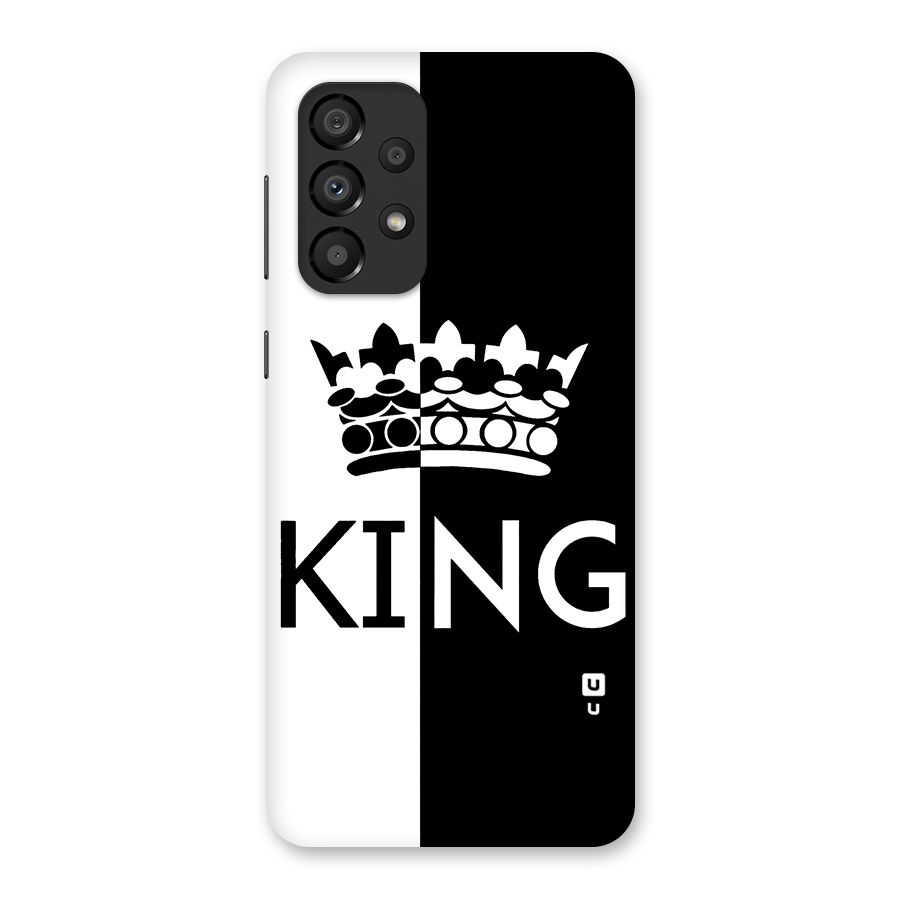 Aesthetic Crown King Back Case for Galaxy A33 5G