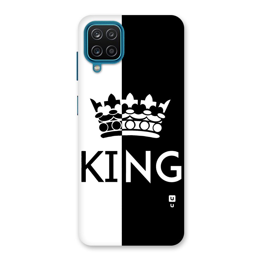 Aesthetic Crown King Back Case for Galaxy M12