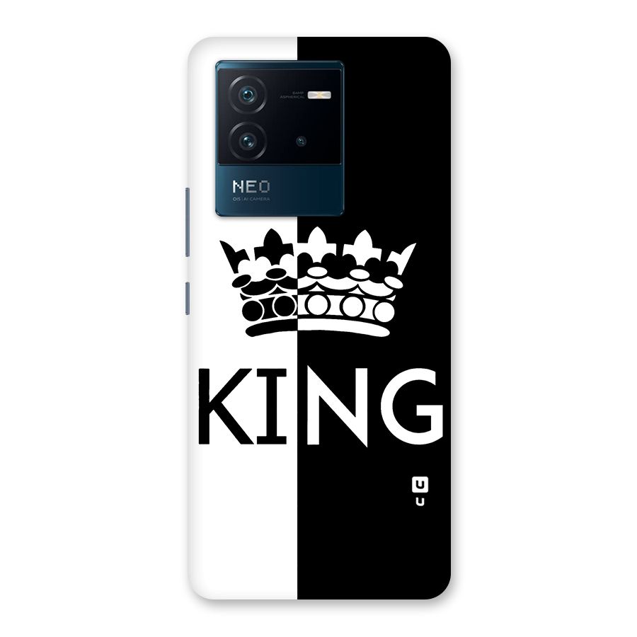 Aesthetic Crown King Back Case for Vivo iQOO Neo 6 5G