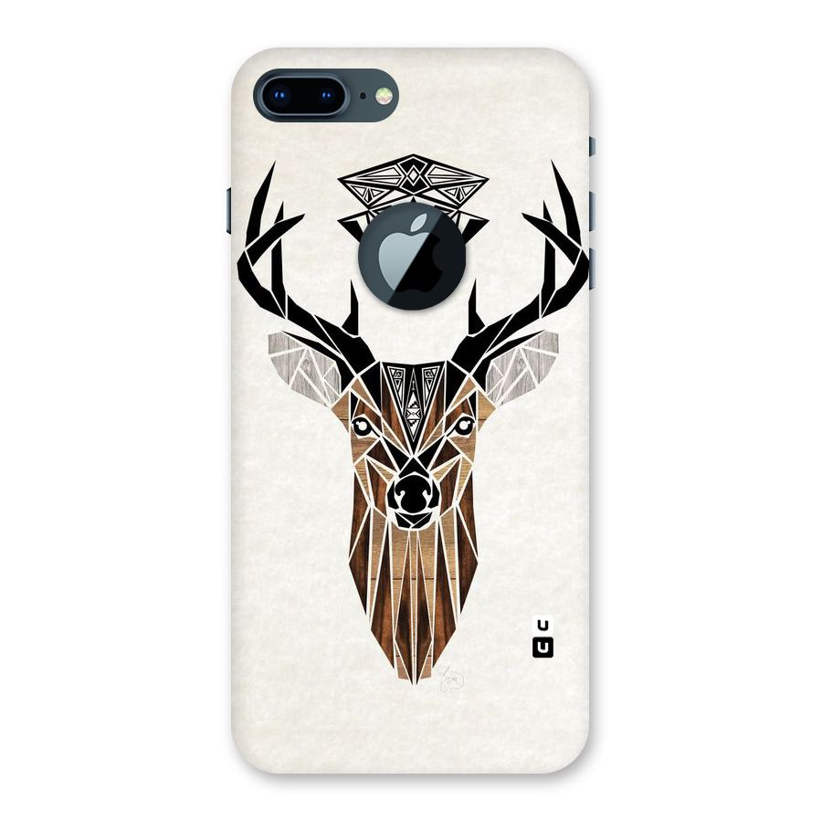 Aesthetic Deer Design Back Case for iPhone 7 Plus Logo Cut