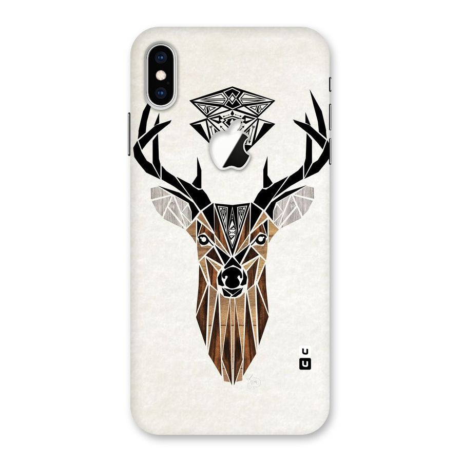 Aesthetic Deer Design Back Case for iPhone XS Max Apple Cut