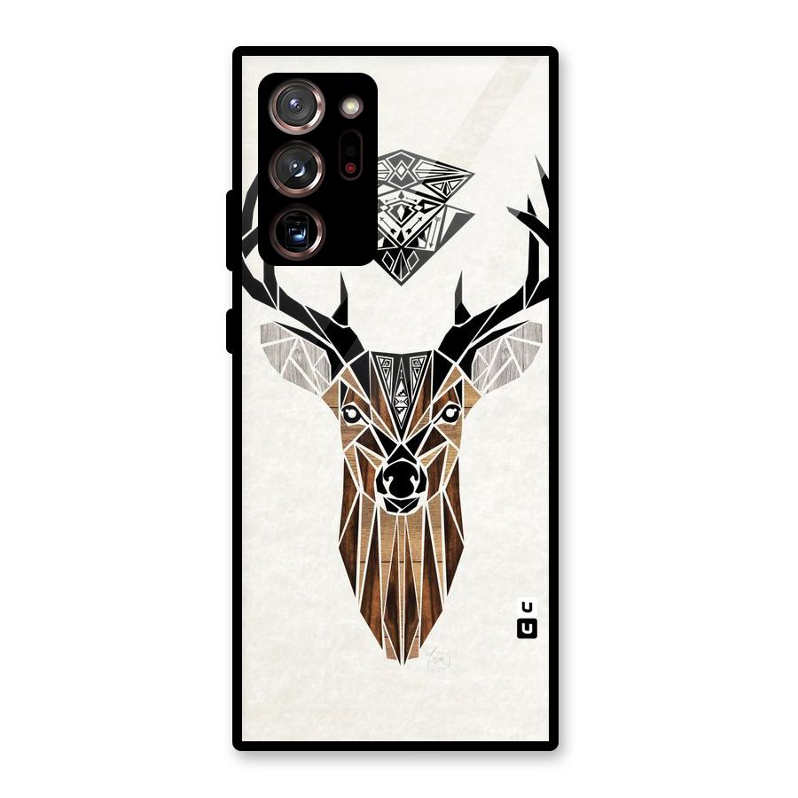 Aesthetic Deer Design Glass Back Case for Galaxy Note 20 Ultra 5G