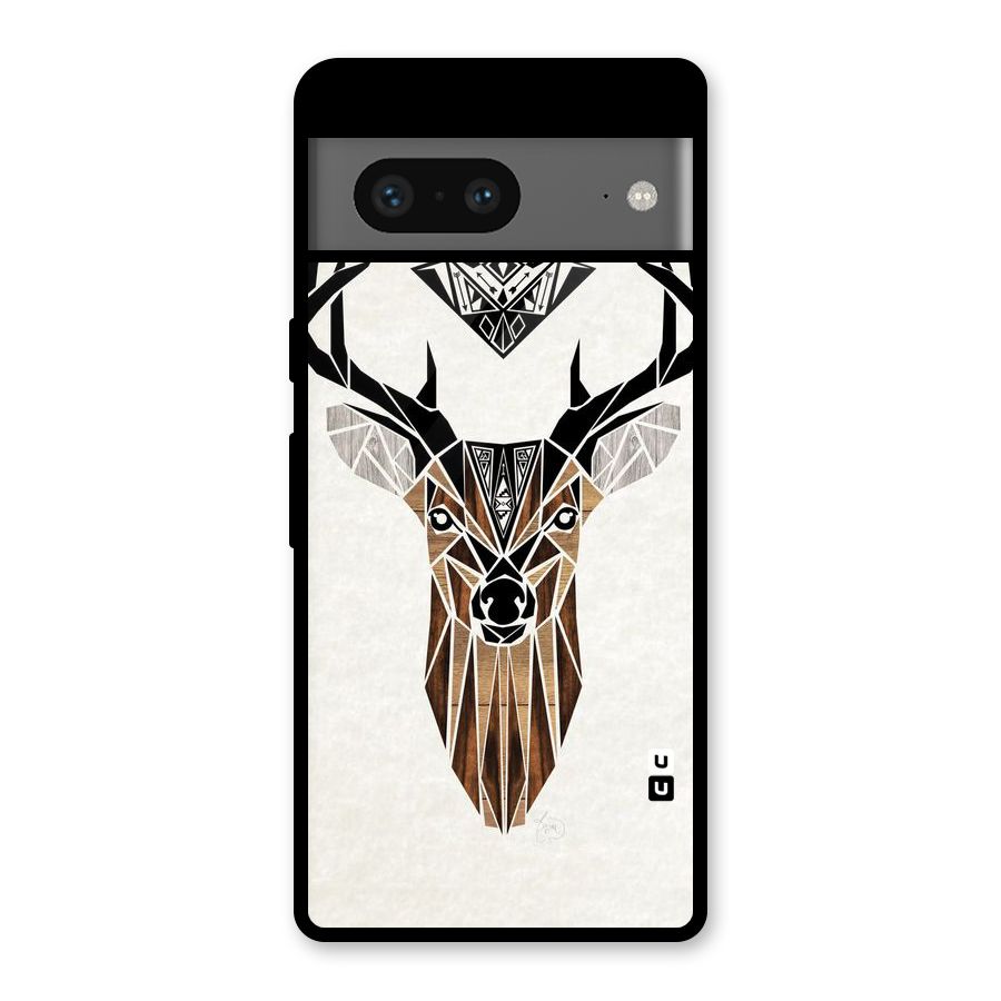Aesthetic Deer Design Glass Back Case for Google Pixel 7