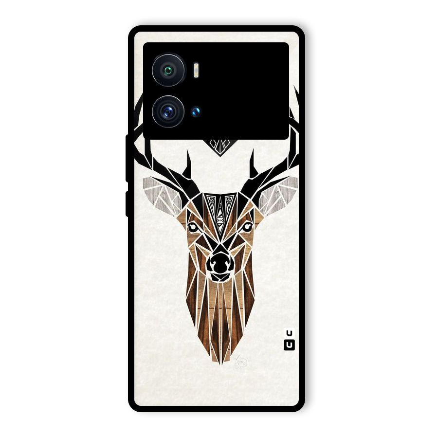 Aesthetic Deer Design Glass Back Case for Vivo iQOO 9 Pro