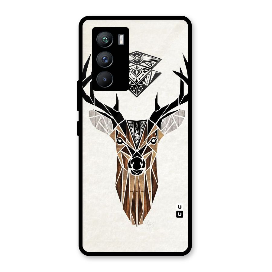 Aesthetic Deer Design Glass Back Case for Vivo iQOO 9 SE