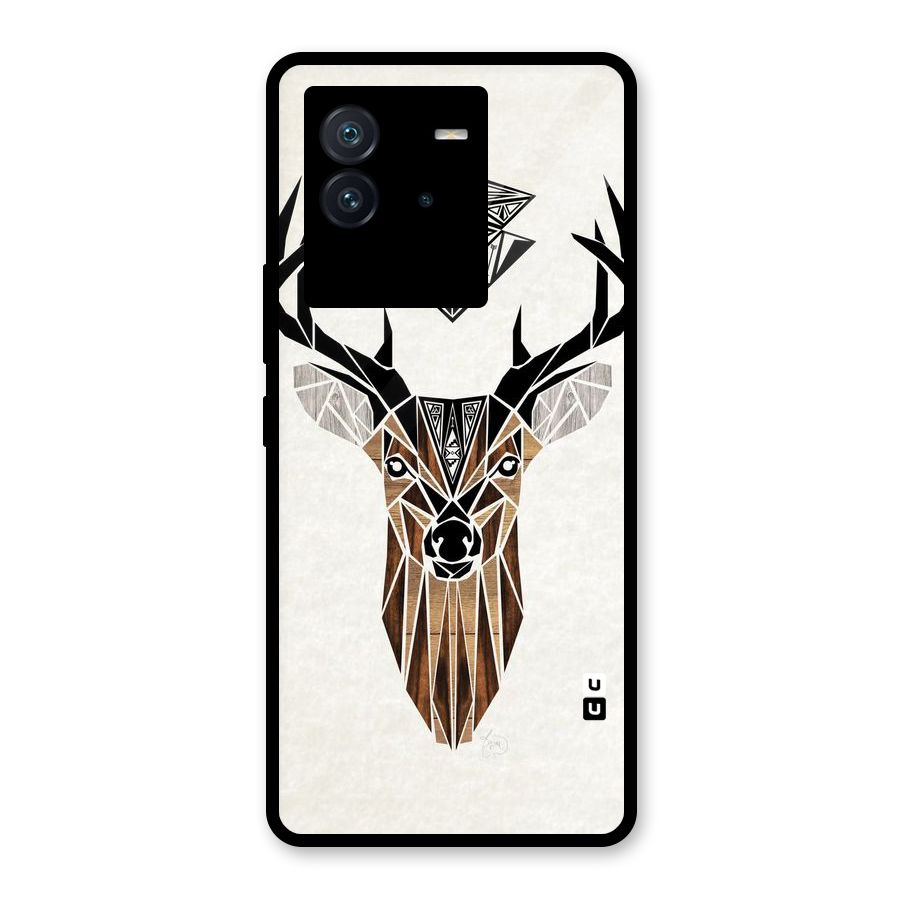 Aesthetic Deer Design Glass Back Case for Vivo iQOO Neo 6 5G