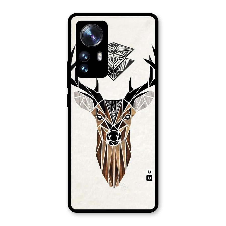 Aesthetic Deer Design Glass Back Case for Xiaomi 12 Pro