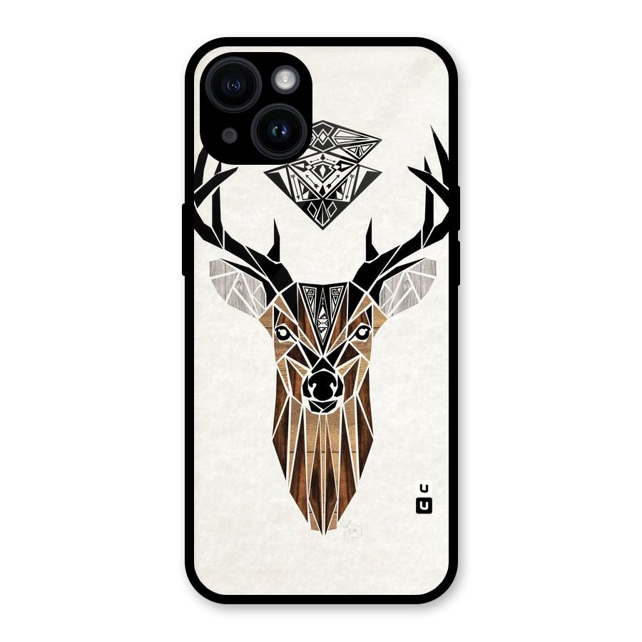 Aesthetic Deer Design Glass Back Case for iPhone 14