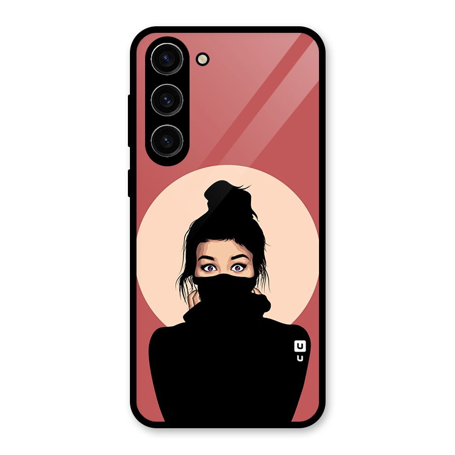 Aesthetic Digital Art Girl Glass Back Case for Galaxy S23 Plus