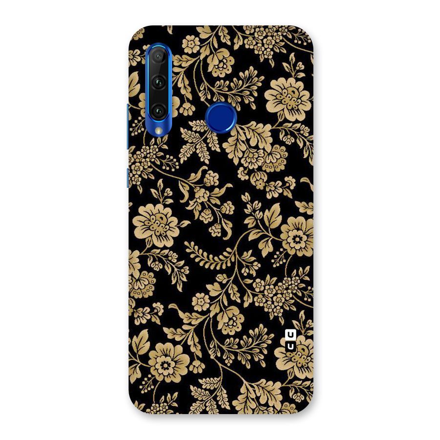 Aesthetic Golden Design Back Case for Honor 20i