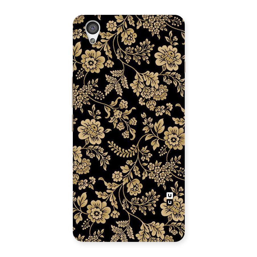 Aesthetic Golden Design Back Case for OnePlus X