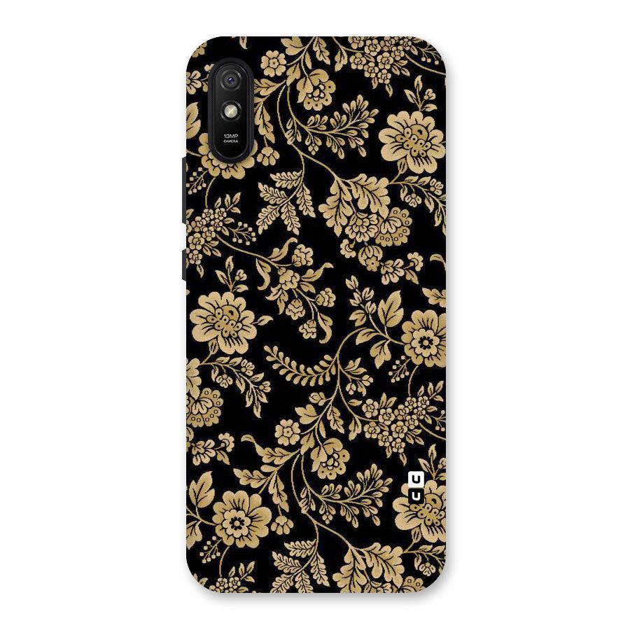 Aesthetic Golden Design Back Case for Redmi 9A