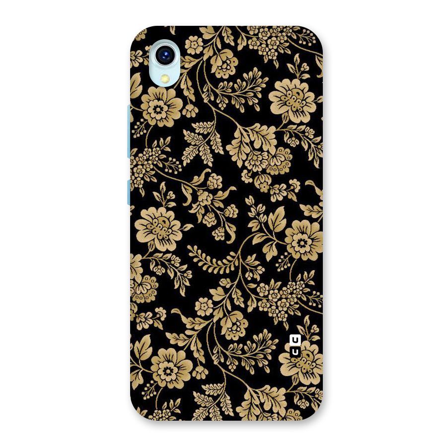 Aesthetic Golden Design Back Case for Vivo Y1s