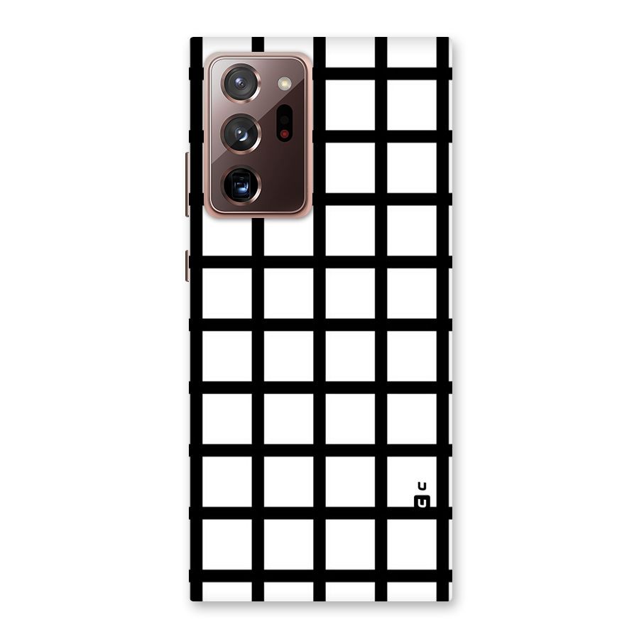 Aesthetic Grid Lines Back Case for Galaxy Note 20 Ultra