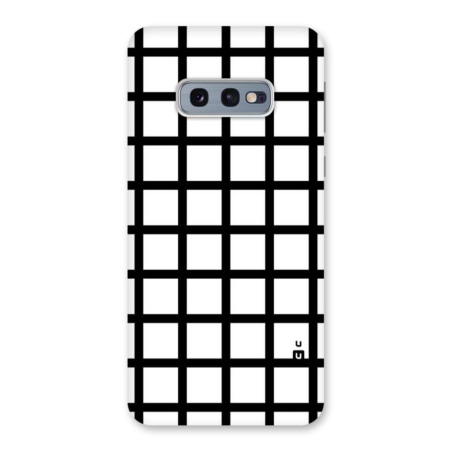 Aesthetic Grid Lines Back Case for Galaxy S10e