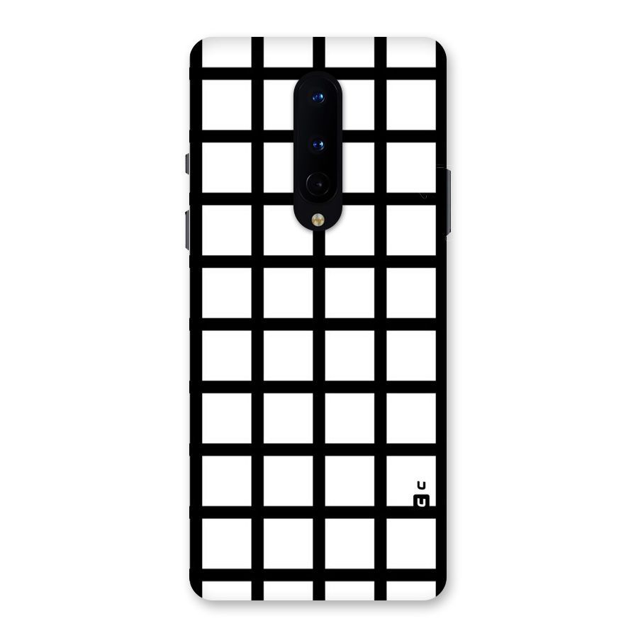 Aesthetic Grid Lines Back Case for OnePlus 8