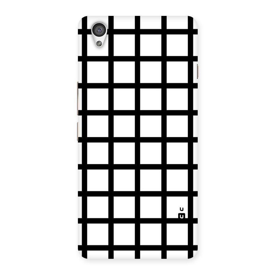 Aesthetic Grid Lines Back Case for OnePlus X
