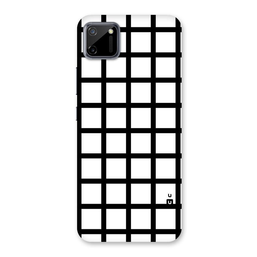 Aesthetic Grid Lines Back Case for Realme C11