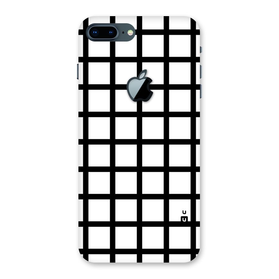 Aesthetic Grid Lines Back Case for iPhone 7 Plus Apple Cut