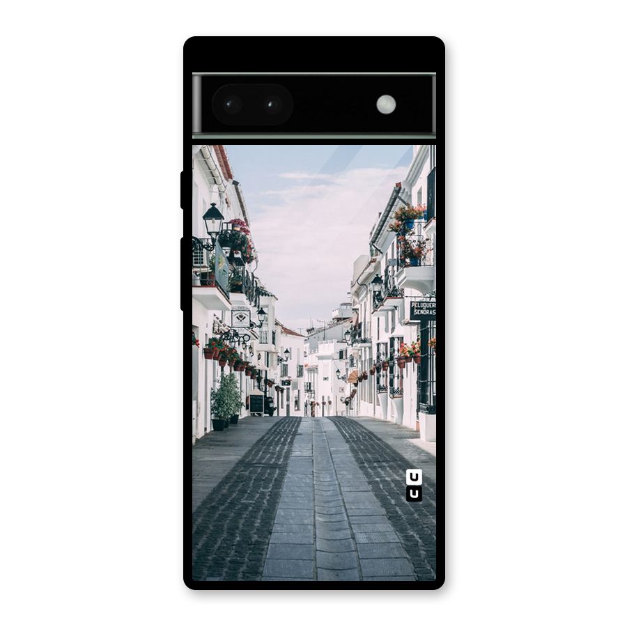 Aesthetic Street Glass Back Case for Google Pixel 6a