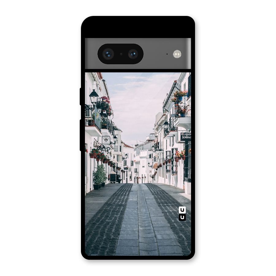 Aesthetic Street Glass Back Case for Google Pixel 7