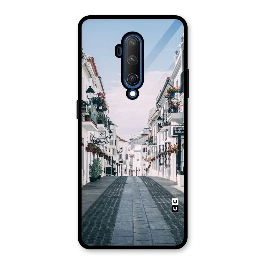 Aesthetic Street Glass Back Case for OnePlus 7T Pro