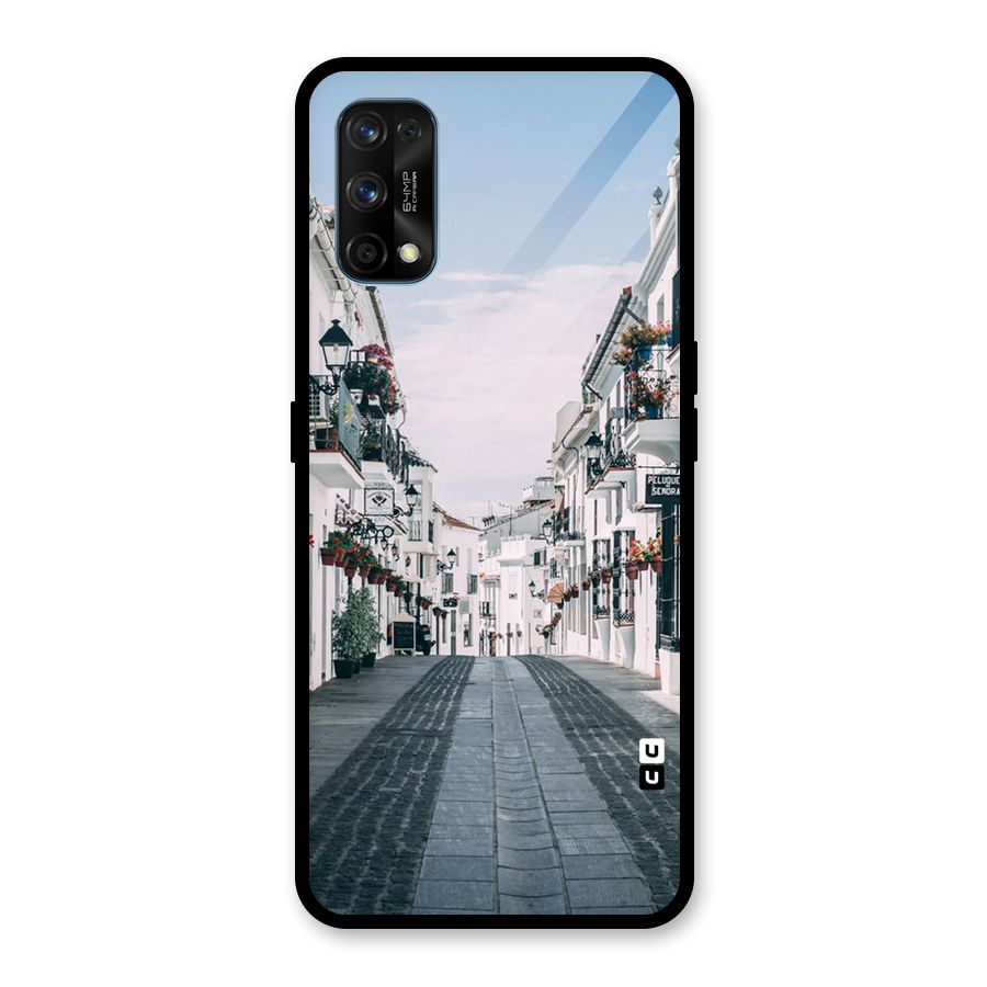 Aesthetic Street Glass Back Case for Realme 7 Pro